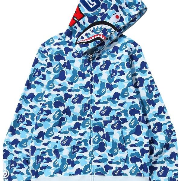 Shark Zip Up – ‘Blue Camo’