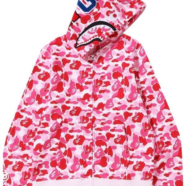 Shark Zip Up – ‘Pink Camo’