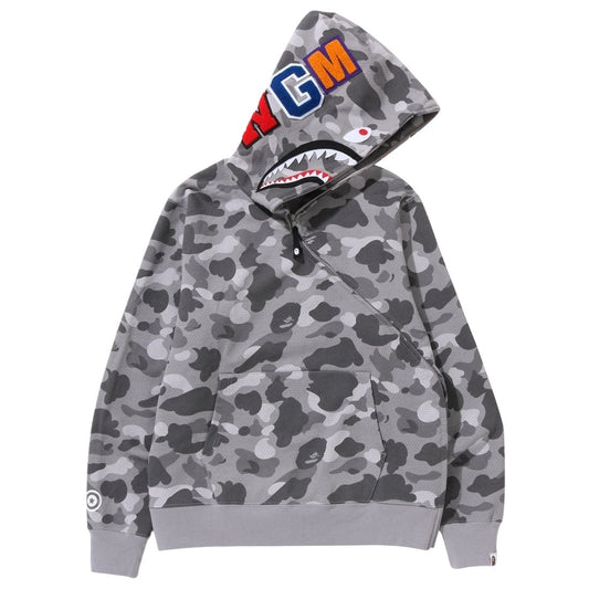 Shark Zip Up – ‘Grey Camo’