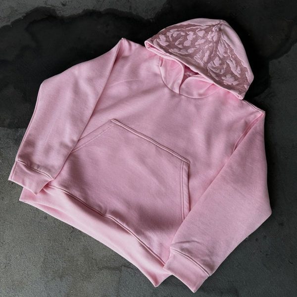 “Ghoul” Hoodie (Light Pink)