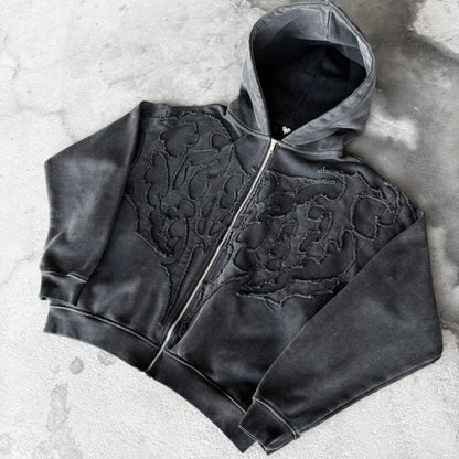 “Pholoh” Zip-Up (Stone)