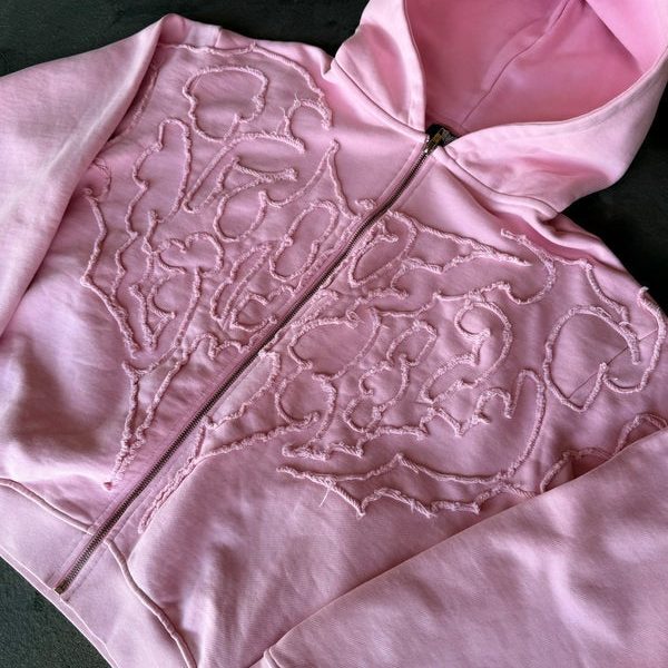 “Pholoh” Zip-Up (Light Pink)